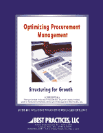 Optimizing Procurement Management: Structuring for Growth